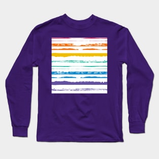 Rainbow Stripes Long Sleeve T-Shirt